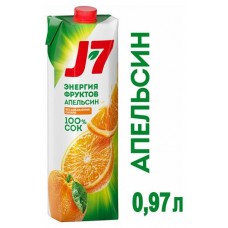 Сок апельсиновый J7 с мякотью, 970 мл
