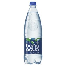 Вода питьевая Bona Aqua газированная, 1 л