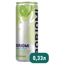 Вода питьевая Borjomi Flavored  с экстрактами лайма и кориандра, 330 мл
