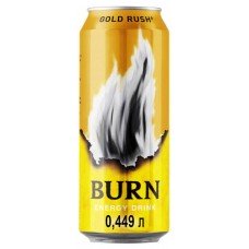 Напиток энергетический Burn Gold Rush, 0,449л
