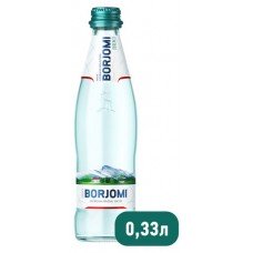 Купить Вода минеральная Borjomi с газом, 330 мл