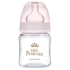 Бутылочка Canpol Babies Easy Start Royal Baby с широким горлышком антиколиковая с рождения, 120 мл