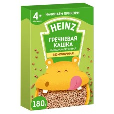 Каша безмолочная Heinz низкоаллергенная гречневая с 4 мес., 180 г