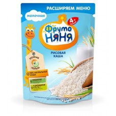 Каша рисовая молочная «ФрутоНяня» с 4 мес., 200 г