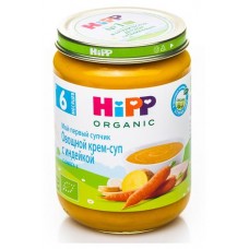 Крем-суп HiPP овощной с индейкой с 6 мес., 190 г