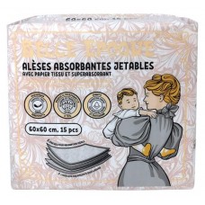 Пеленки впитывающие одноразовые для детей Belle Epoque 60х60 см, 15 шт