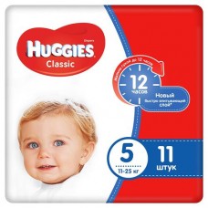 Купить Подгузники Huggies Classic 5 (11-25 кг), 11 шт