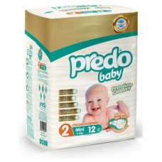Подгузники Predo Baby Ė2 3-6 кг, 12 шт