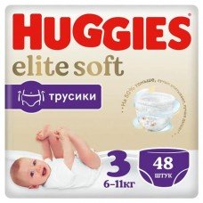 Подгузники-трусики Huggies Elite Soft 3 6-11 кг, 48 шт
