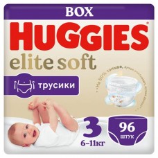 Подгузники-трусики Huggies Elite Soft 3 6-11 кг, 96 шт