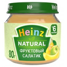Пюре Heinz Фруктовый салатик с 6 мес., 80 г