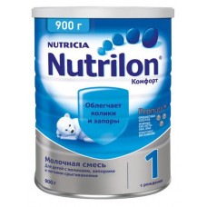 Смесь молочная Nutrilon Комфорт 1 с рождения, 900 г