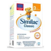 Детское молочко Similac Classic 3 для комфортного пищеварения и полноценного развития с 12 мес., 600 г