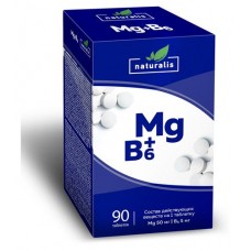Комплекс витаминов для нервной системы Naturalis Магний+В6 таблетки, 90 шт
