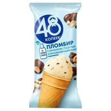 Купить Мороженое «48 копеек» Хрустящие хлопья в вафельном стаканчике, 96 г