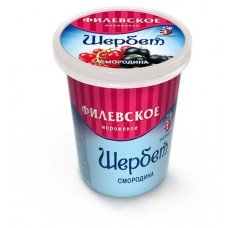 Купить Мороженое Щербет «Филевское» с чёрной смородиной молочное, 80 г