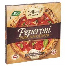 Пицца Mollica&Crosta неаполитанская Пепперони, 330 г