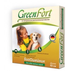 БиоОшейник GreenFort от блох для мелких собак, 40 см