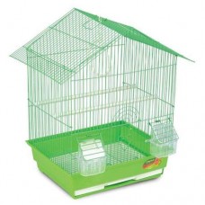 Клетка для птиц Triol зеленая, 35х28х46 см