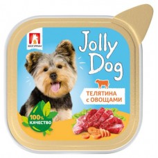 Корм для собак «Зоогурман» Jolly Dog Телятина с овощами, 100 г