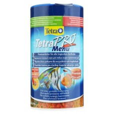 Корм для всех видов рыб Tetra TetraPro Menu 4 вида хлопьев, 250 мл