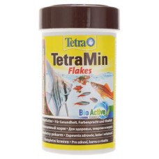 Корм для всех видов тропических рыб Tetra TetraMin хлопья, 100 мл