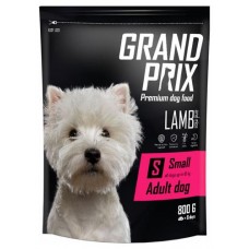 Корм сухой для взрослых собак мелких и миниатюрных пород GRAND PRIX Small Adult ягненок 0.8кг