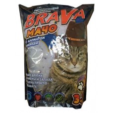 Наполнитель для кошачьего туалета Brava Мачо силикагелевый лаванда, 3,8 л
