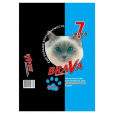 Купить Наполнитель для кошачьего туалета Brava минеральный впитывающий, 7 л