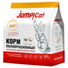 Сухой корм для кошек JUMP Cat Duo Adult со вкусом индейки и утки, 400 г