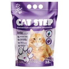 Купить Наполнитель для кошачьего туалета Cat Step силикагель лаванда, 3,8 л