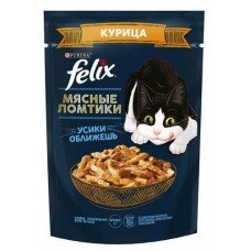 Влажный корм для кошек Felix с курицей в соусе, 75 г