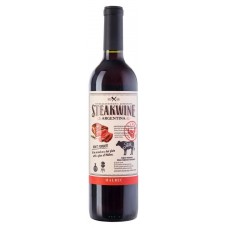 Вино Malbec STEAKWINE красное полусухое Аргентина, 0,75 л