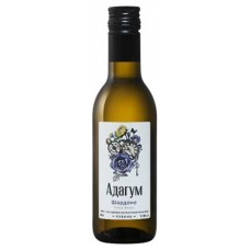 Вино «Адагум» Шардоне белое сухое Россия, 0,187 л