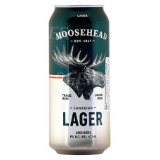 Пиво Moosehead Lager светлое фильтрованное 5%, 473 мл
