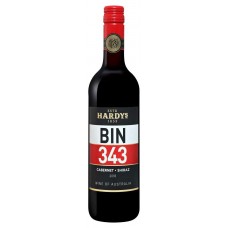 Вино Hardys Bin 343 Cabernet-Shiraz красное полусухое Австралия, 0,75 л
