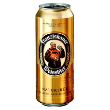 Пиво Franziskaner Weissbier пшеничное светлое нефильтрованное 5%, 500 мл