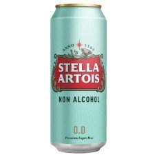 Пиво безалкогольное Stella Artois фильтрованное 0,5%, 450 мл