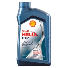 Купить Масло моторное SHELL Helix HX7 5W40 полусинтетическое, 1 л