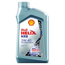 Купить Масло моторное SHELL Helix HX8 5W40 синтетическое, 1 л