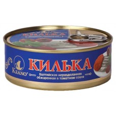 Купить Килька обжаренная Keano балтийская в томатном соусе, 240 г