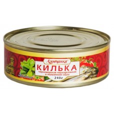 Килька «Азовчанка» черноморская в томатном соусе №3, 240 г