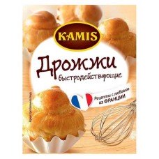 Дрожжи Kamis сухие хлебопекарные, 7 г