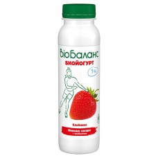 Биойогурт питьевой «Bio-Баланс» клубника 1%, 270 г