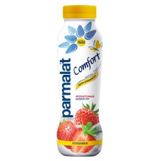 Купить Биойогурт питьевой Parmalat Comfort клубника безлактозный 1,5%, 290 г