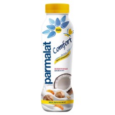 Биойогурт питьевой Parmalat Comfort мюсли-кокос безлактозный 1,5%, 290 г