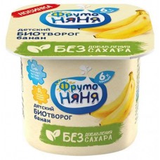 Купить Биотворог «ФрутоНяня» банан 4,2%, 100 г