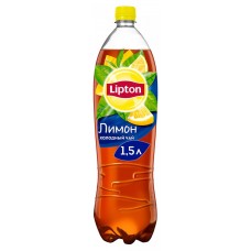 Купить Чай черный Lipton лимон, 1,5л