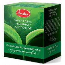 Купить Чай зеленый INDU Из двух верхних листочков китайский листовой, 90 г