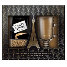 Подарочный набор кофе Carte Noire Original  растворимый, 95 г + Латте бокал